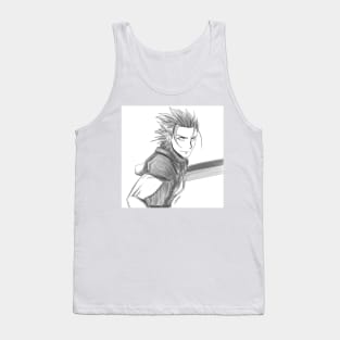 zack fair the swordsman in fantasy Tank Top